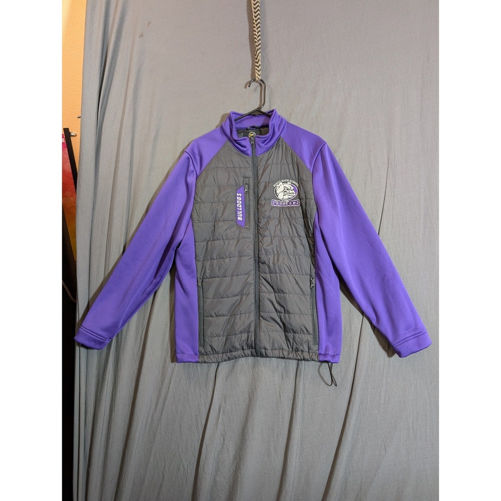 Xgrain Pasco High School‎ Bulldogs Jacket Gray & Purple Size Medium